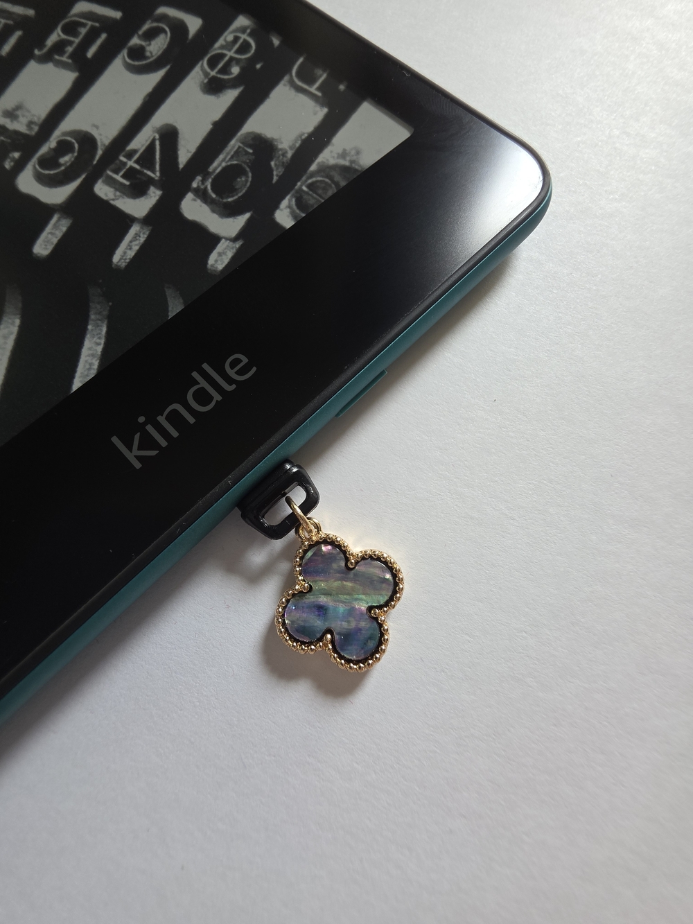 Purple Opal Dust Plug For Kindle USB Type C